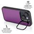Purple iPhone 15 Kickstand Case